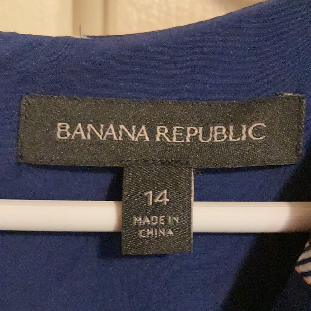 Banana republic navy blue dress size 14 - Picture 4 of 5